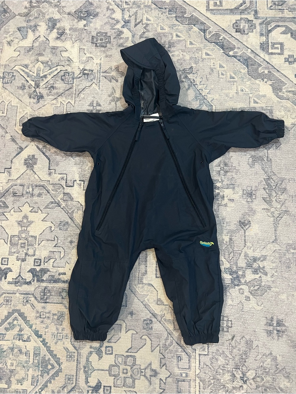 Splashy Waterproof Rain Suit One Piece Navy 18-24M Toddler